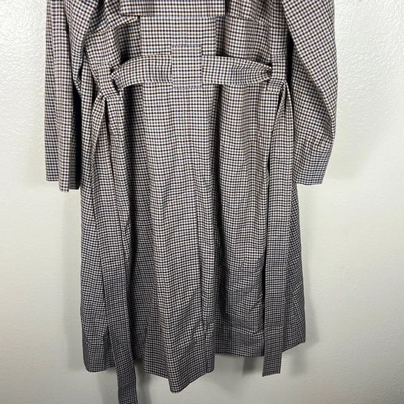 (SOLD) Everlane The Gathered Drape Trench in Plaid - Picture 14 of 14